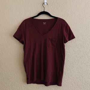Madewell pocket v neck